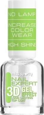 Miss Sporty Nail Expert 3D Gel Effect Curing Varnish 8Ml (UV-Gel Lack)