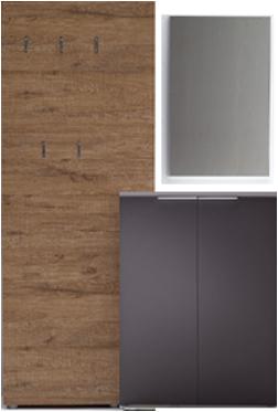 wood coloured, Black
