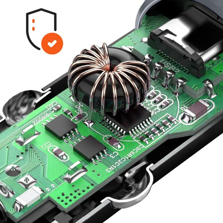 Actual product image Satechi USB Dual Car Charger V2