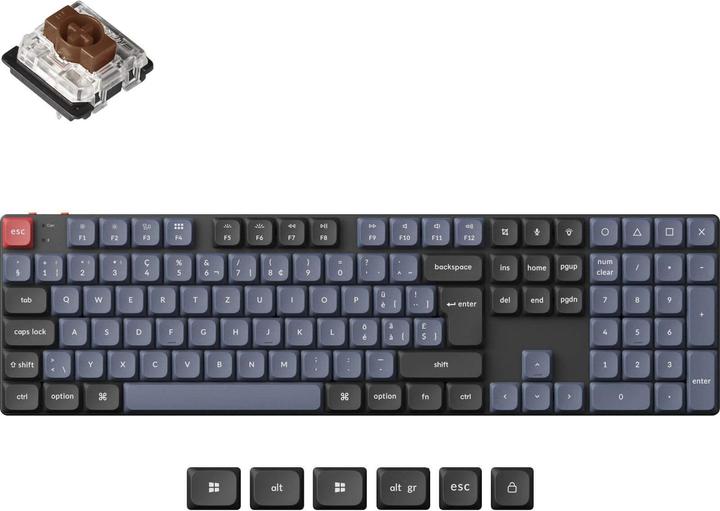 Immagine prodotto Keychron K5 Pro (CH, Cablato, Senza fili)