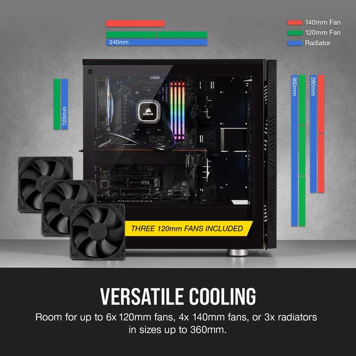 Produktbild Corsair Airflow 275R (ATX, mATX, Mini-ITX)