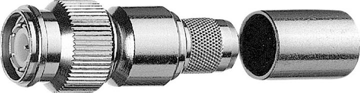 Immagine prodotto Telegärtner Connettore per cavo TNC a crimpare G42 50 Ohm, a crimpare/crimpare, conduttore esterno Telealloy (Cavi antenna)