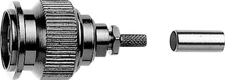 Actual product image Telegärtner TNC cable connector crimp G07 50 Ohm, crimp/crimp, Professional, A2903, G07 (RG-316/U) (Plugs and connectors)