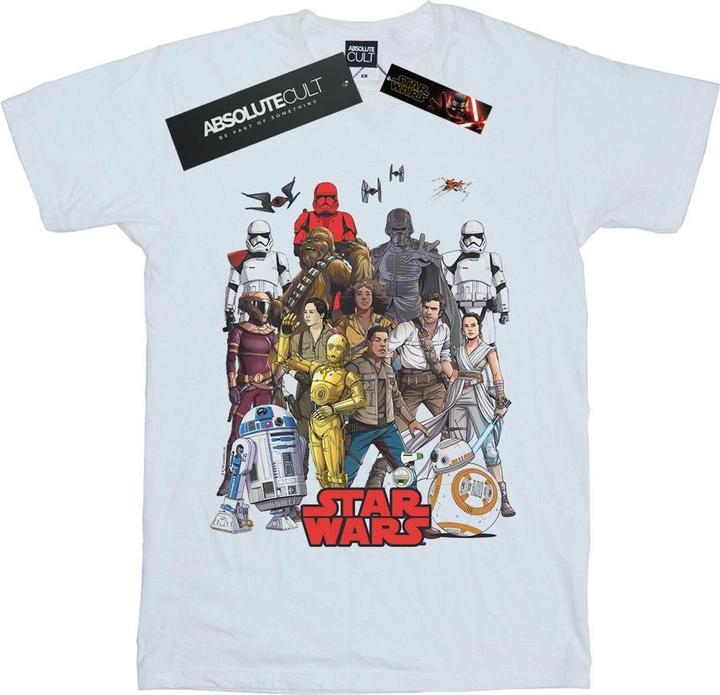 Produktbild Star Wars The Rise Of Skywalker Character Collage TShirt Jungen (140, 146)