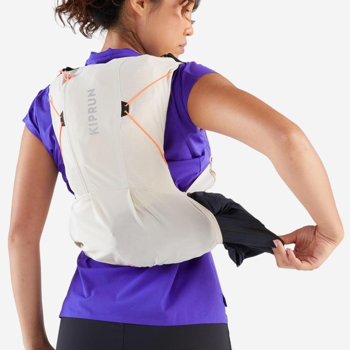 Image du produit Kiprun Sac trail running 10l mixte beige - BAG 900 (10 l)