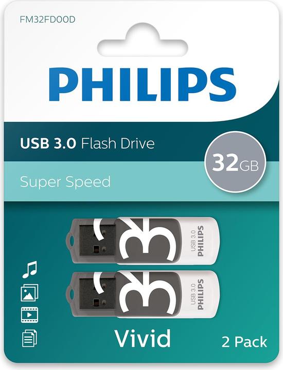 Image du produit Philips Clé USB (32 Go, USB-A)