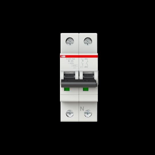 Produktbild ABB S201-B25NA Sicherungsautomat 25A pro M compact 1p+NA
