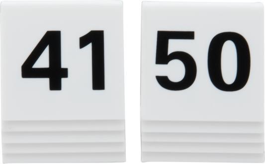 Immagine prodotto Securit Set di numeri da tavolo 41 - 50, bianco, acrilico