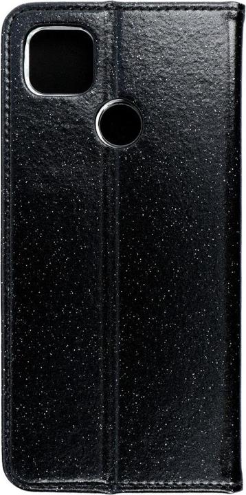 Actual product image König Design Xiaomi Redmi 9C Mobile Phone Case Protective Flowers Wallet Glitter Black New (Xiaomi Redmi 9C)