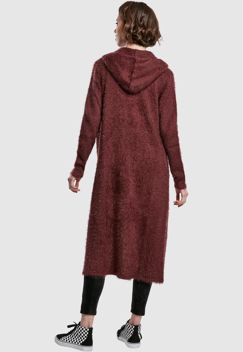 Actual product image Urban Classics Ladies Hooded Feather Cardigan (XS)