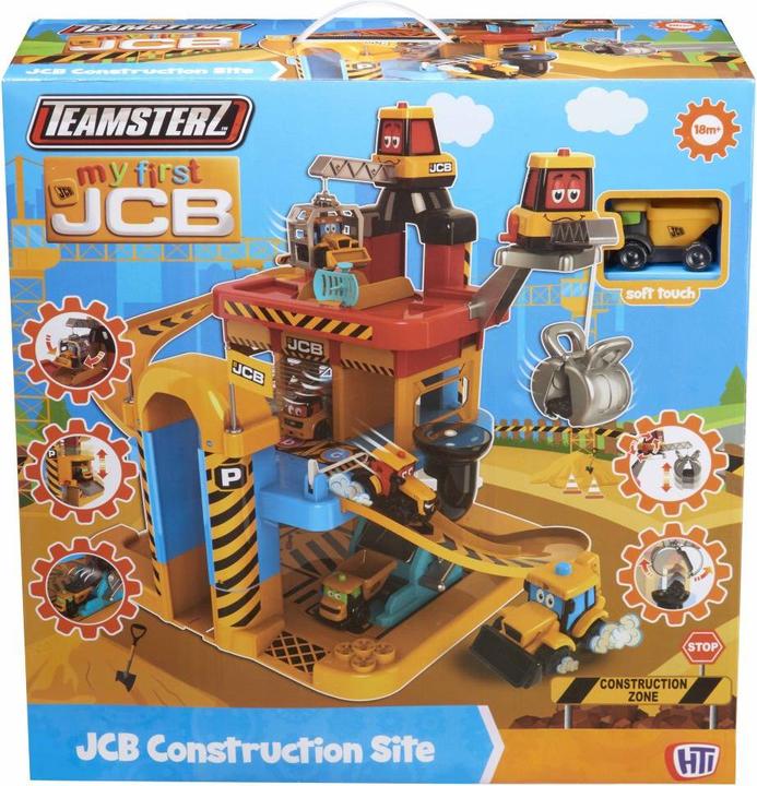 Actual product image JCB Garage with truck and stones MY 1ST