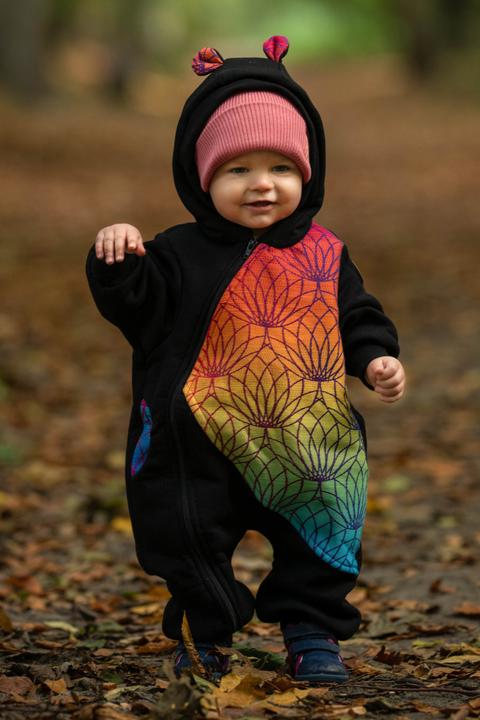 Image du produit Lennylamb Bear Romper - Lotus arc-en-ciel (68)