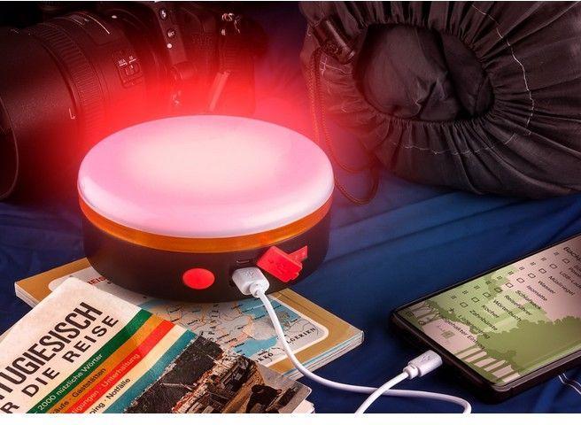 Produktbild Goobay LED-Solar-Campinglampe mit Akku
