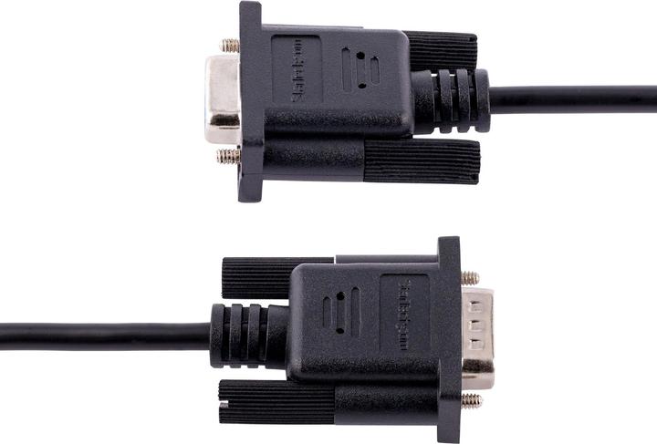 Image du produit StarTech com 3m RS232 Serial Null Modem Cable, Crossover Serial Cable w/Al-Mylar Shielding, DB9 Seri (3 m)