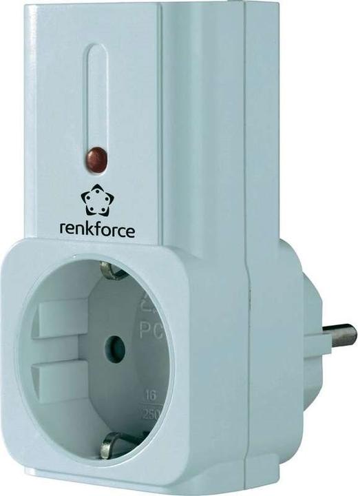 Produktbild Renkforce Funk-Schalter Zwischenstecker Reichweite max. (im Freifeld) 30 m Einsatzort Innenbereich