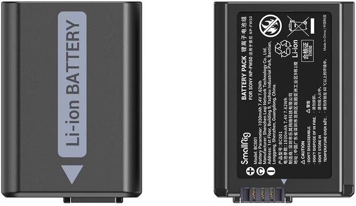 Actual product image SmallRig NP-FW50 Kit 3818 (Rechargeable battery, Charger)