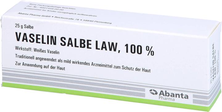 Produktbild Abanta Pharma Vaselin Salbe LAW 100 %, 25 g Salbe