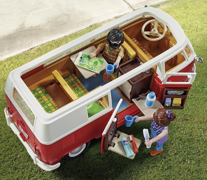 Actual product image Playmobil Volkswagen T1 Camping Bus (70176, Playmobil Volkswagen)