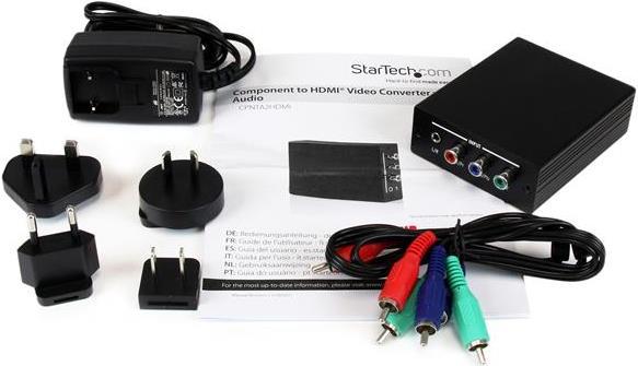 Produktbild StarTech .com Component YPbPr und YCbCr auf HDMI Video-Konverter mit Audio (Video Switch)