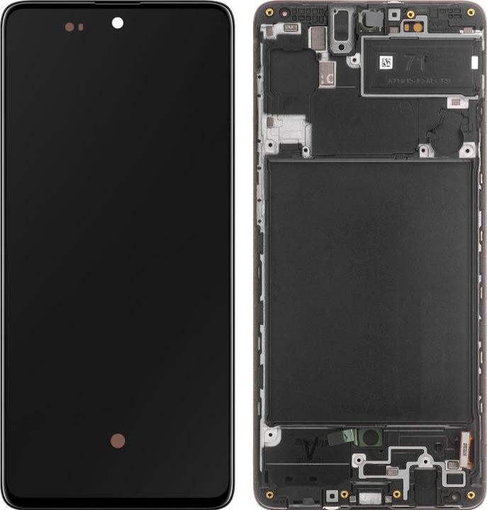 Produktbild Samsung LCD-Display +Touch-Einheit A715 Galaxy A71 Schwarz (Service Pack) (Display)