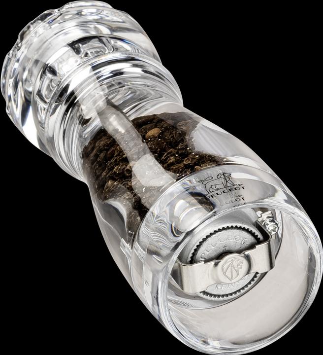 Actual product image Peugeot VITTEL Pepper mill acrylic clear 16 cm (Pepper)