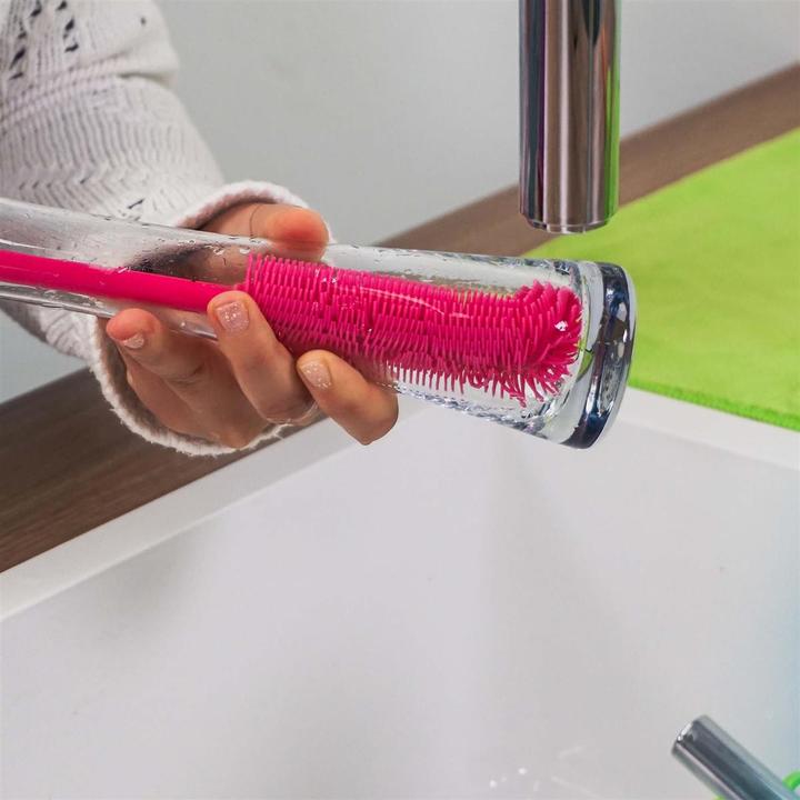 Produktbild Kochblume Flaschenbürste Slim pink