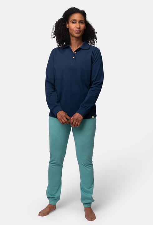 Immagine prodotto greenjama Camicia a maniche lunghe con collo a polo (44)