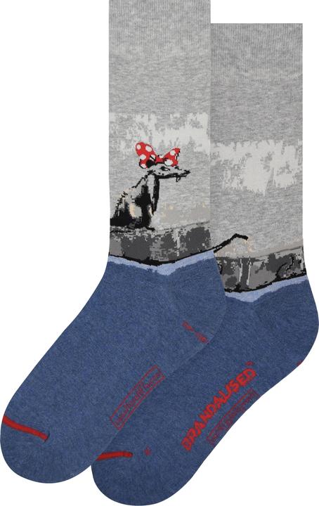 MuseARTa Socken Banksy Graffiti - Polka Dot Rat