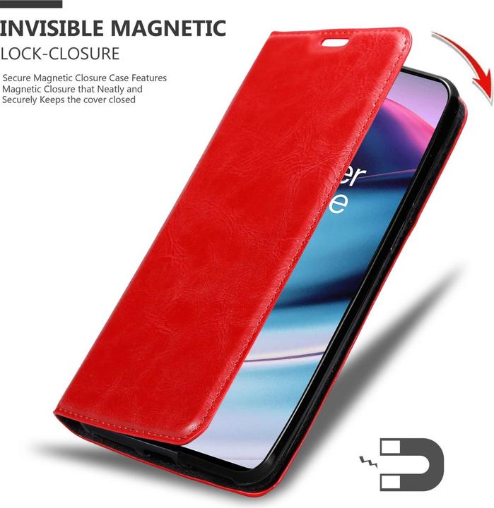 Immagine prodotto Cadorabo Libro Invis. Coperchio magnetico (OnePlus Nord CE 5G)