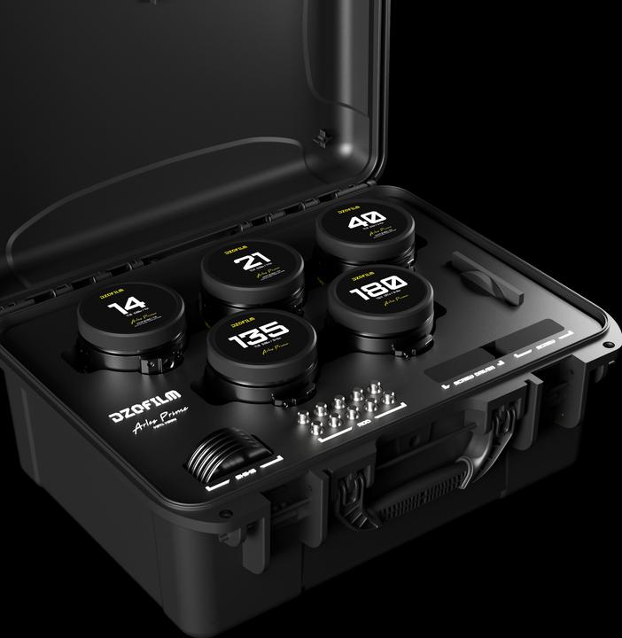 Produktbild Dzofilm Arles 5-Lens Kit 14/21/40/135/180mm FF/VV Prime Cine Lens for PL (imperial) (PL, Vollformat)