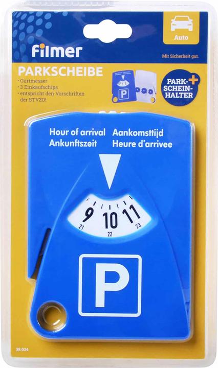 Actual product image Filmer Parkscheibe 4 in 1