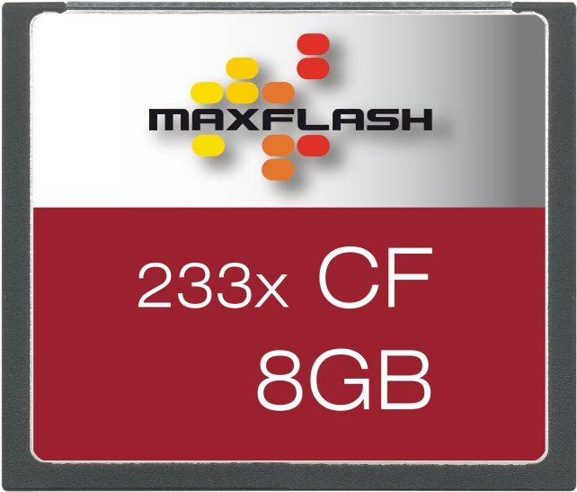 Image du produit Memorysolution Carte mémoire flash MAXFLASH (8 Go, CF)