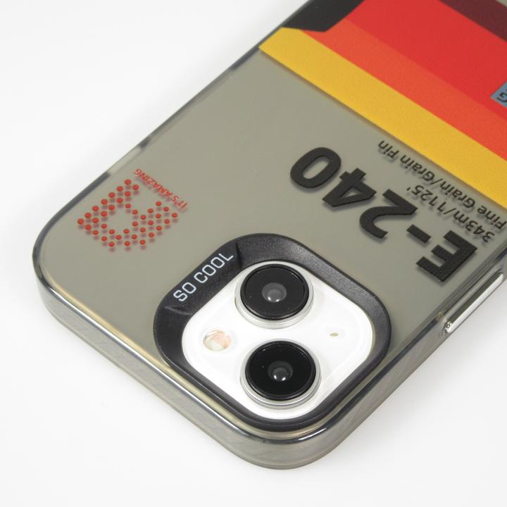 Actual product image PhoneLook Cover silicone rubber vintage video cassette E-240 (Apple iPhone 15)