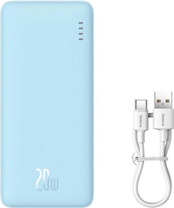 Actual product image Baseus Airpow 10000 mAh 20W powerbank (blue) (10000 mAh, 20 W, 20 Wh)