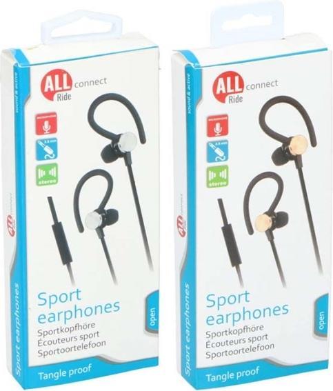 Immagine prodotto All Ride Connect Auricolari sportivi (Nessuna soppressione del rumore, Cablato)