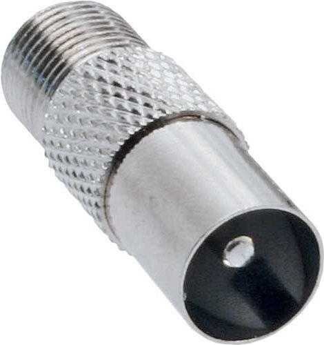 Produktbild InLine IEC- Stecker (Antenne) auf F-Buchse (Stecker und Verbinder)