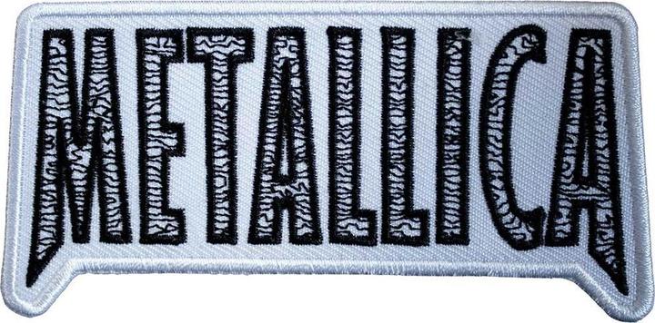 Actual product image Metallica Load Woven Logo Iron On Patch