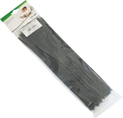 Actual product image InLine Cable Tie Black (Pack of 100) (Plastic cable ties, 400 mm, 100 pcs.)