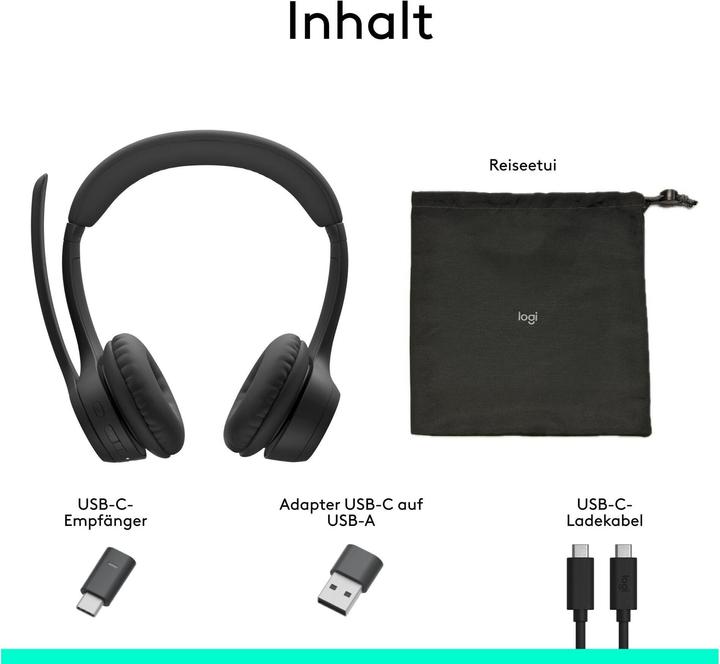 Actual product image Logitech Zone 305 (Wireless, USB-C)