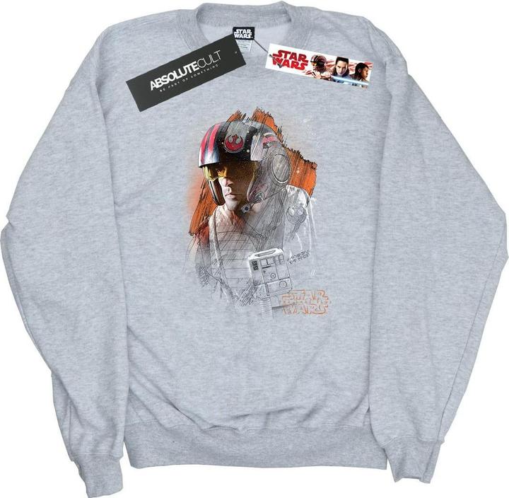Star Wars The Last Jedi Poe Dameron Brushed Sweatshirt