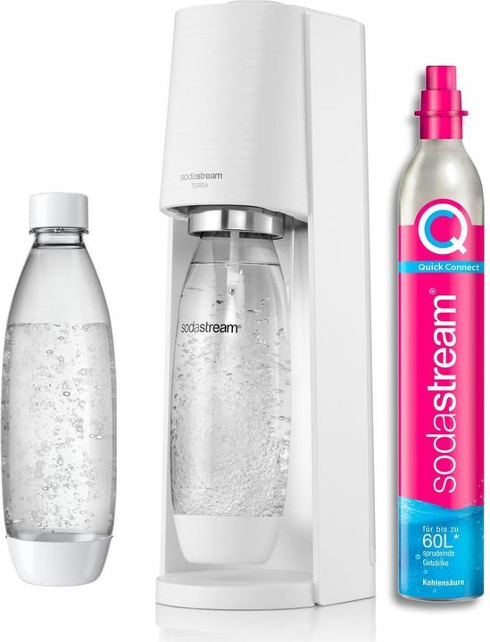 Produktbild SodaStream Soda Maker Terra Valuepack QC white incl 2 bottles (2270215)