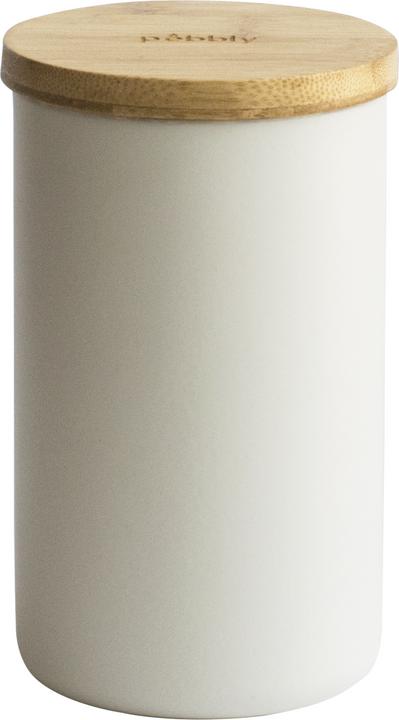Immagine prodotto Pebbly Barattolo per biscotti in metallo bianco 2300ml/15x15x15,5 cm (2.30 l)