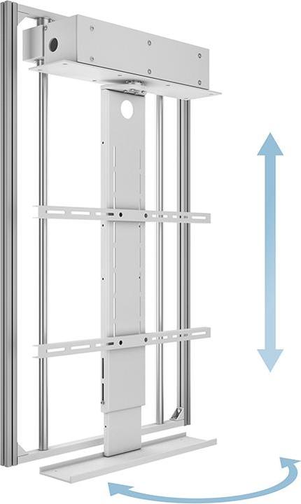 Immagine prodotto DSS Sollevatore da soffitto per TV, 55-75", senza fili, max 40 kg, nero (75", 40 kg)