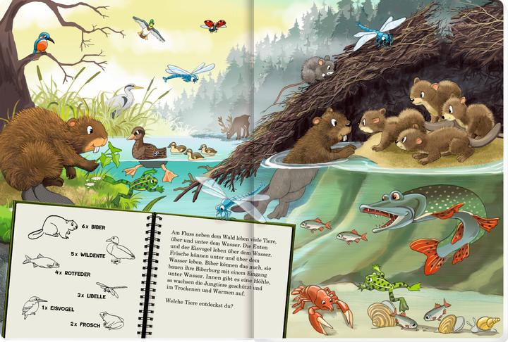 Produktbild Mein riesengrosses WimmelSuchBuch: Tiere über und unter der Erde (Deutsch, AntjeFlad, 2024)