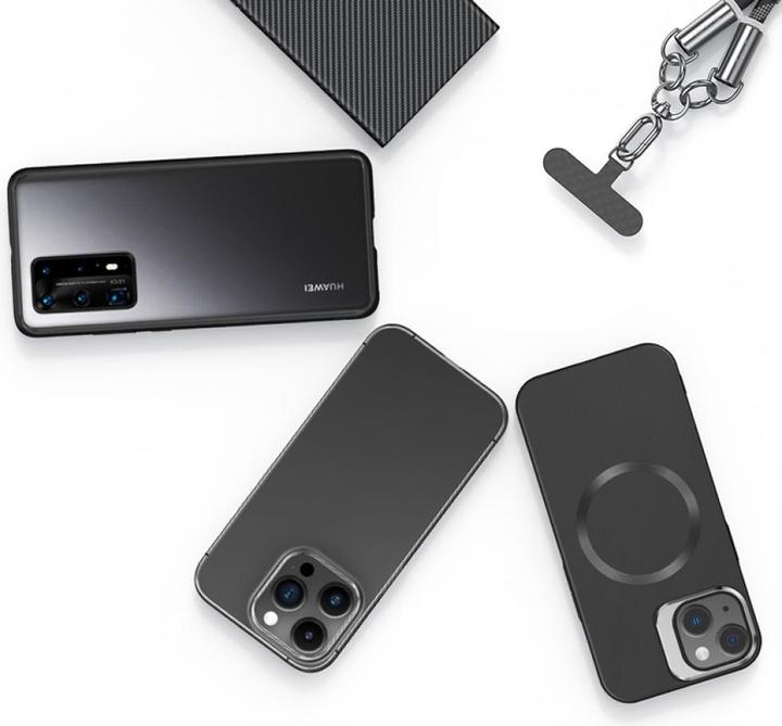 Produktbild Usams Smycz do telefonu z kablem do ładowania SJ745 60W USB-C do USB-C 1.2m czarny (1.20 m, USB 3.2 Gen 1)