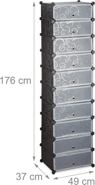 Actual product image Relaxdays Baylee (49 x 37 x 176 cm)