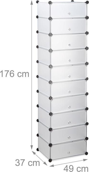 Actual product image Relaxdays Baylee (49 x 37 x 176 cm)