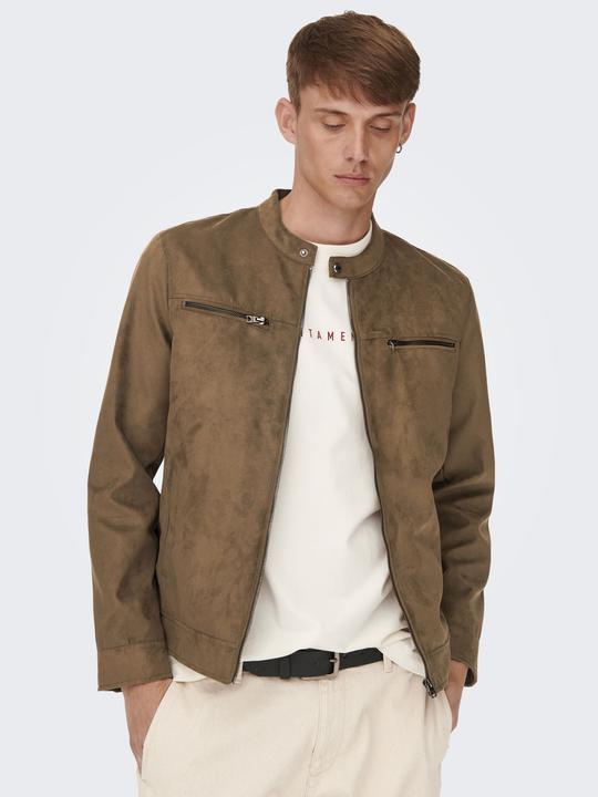 Produktbild Only & Sons Wildlederimitat- Jacke (XL)
