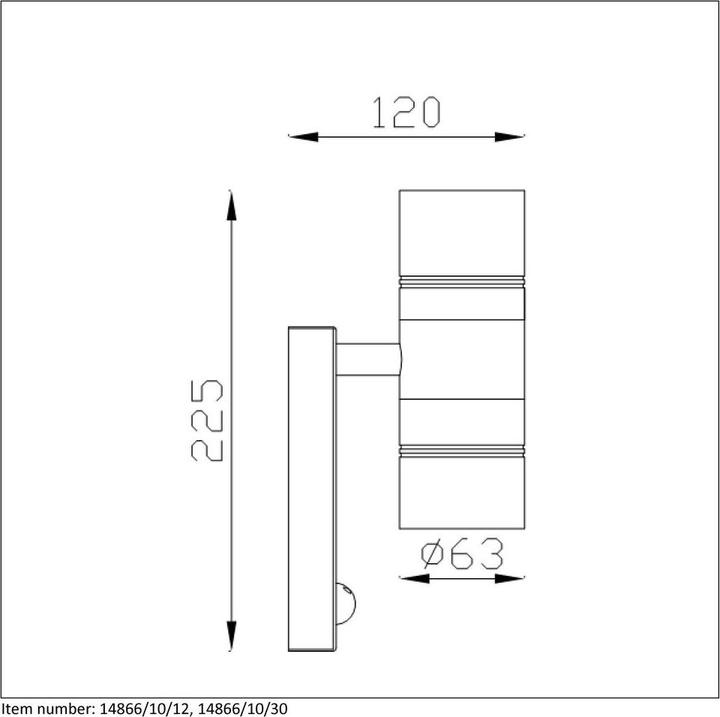 Produktbild Lucide Arne (350 lm, GU10, IP44)
