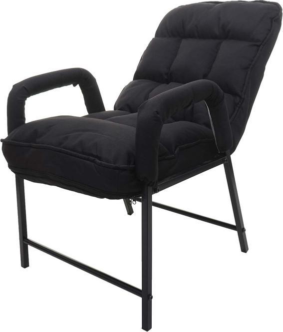 Produktbild Mendler Esszimmerstuhl HWC-K40, Stuhl Polsterstuhl, 160kg belastbar Rückenlehne verstellbar Metall - Stoff/T
